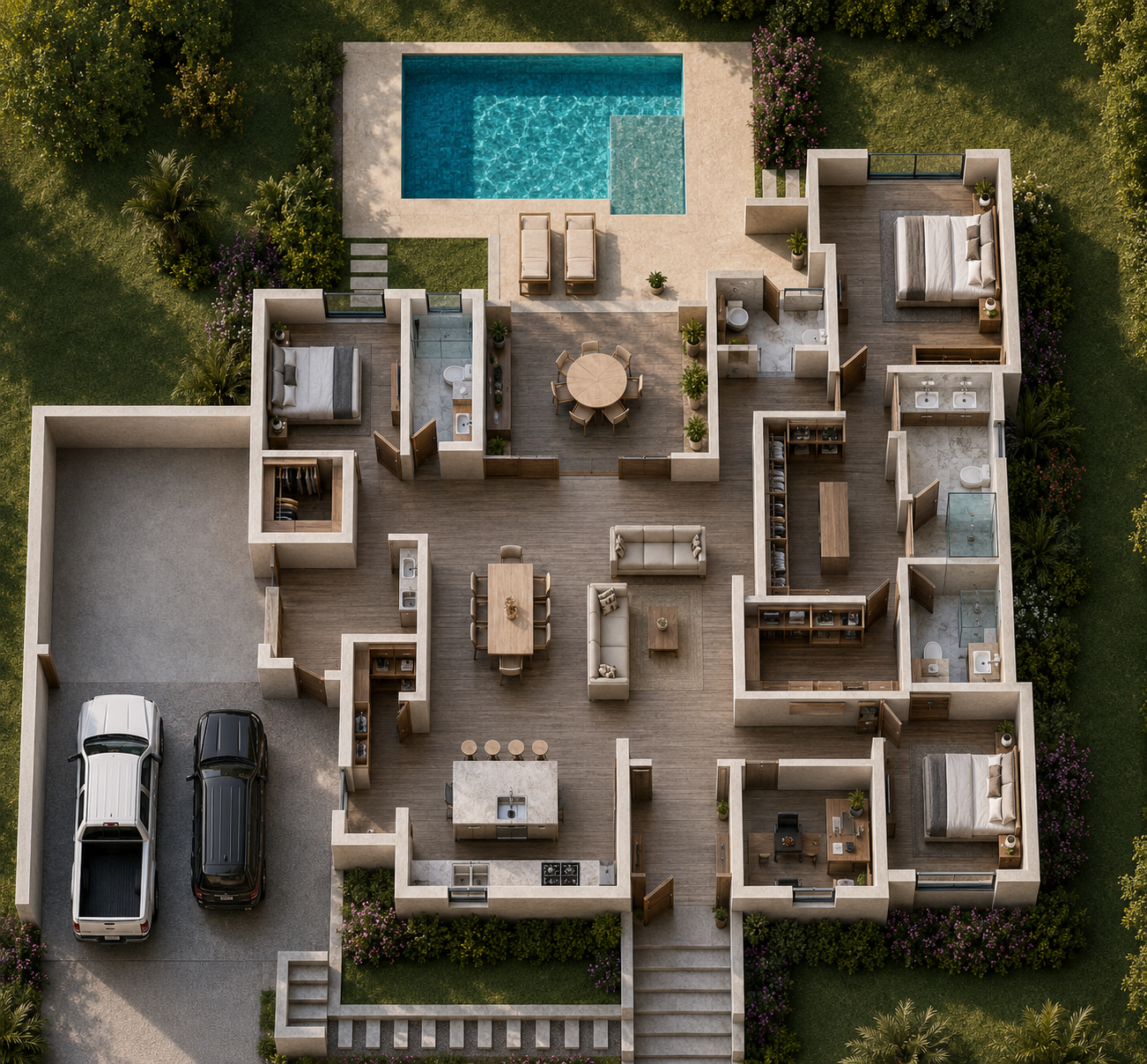 Planta arquitectónica Casa El Toro